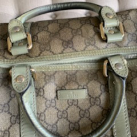 Gucci Limited Edition Green Satchel Purse - Picture 4 of 7